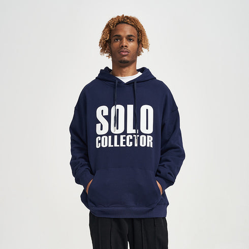SOLO PROTECTOR Cotton Basic Style Hoodies